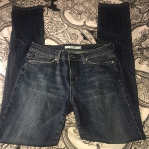 Dark wash denim jeans